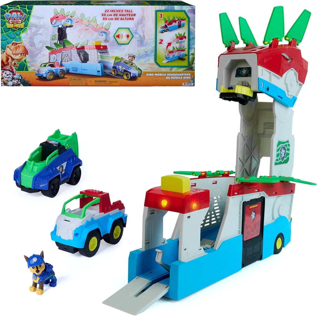 PAW PATROL CENTRO MANDO DINO