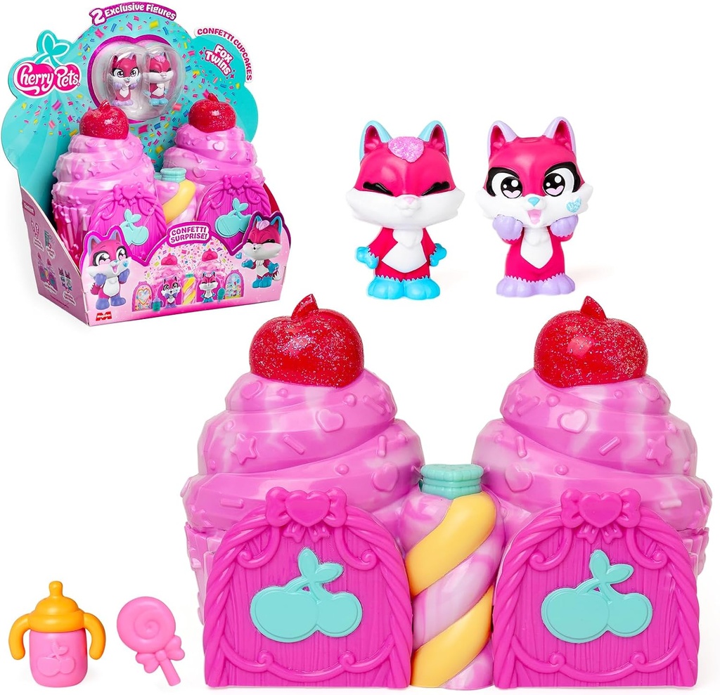 CONFETTI CUPCAKES FOX TWINS