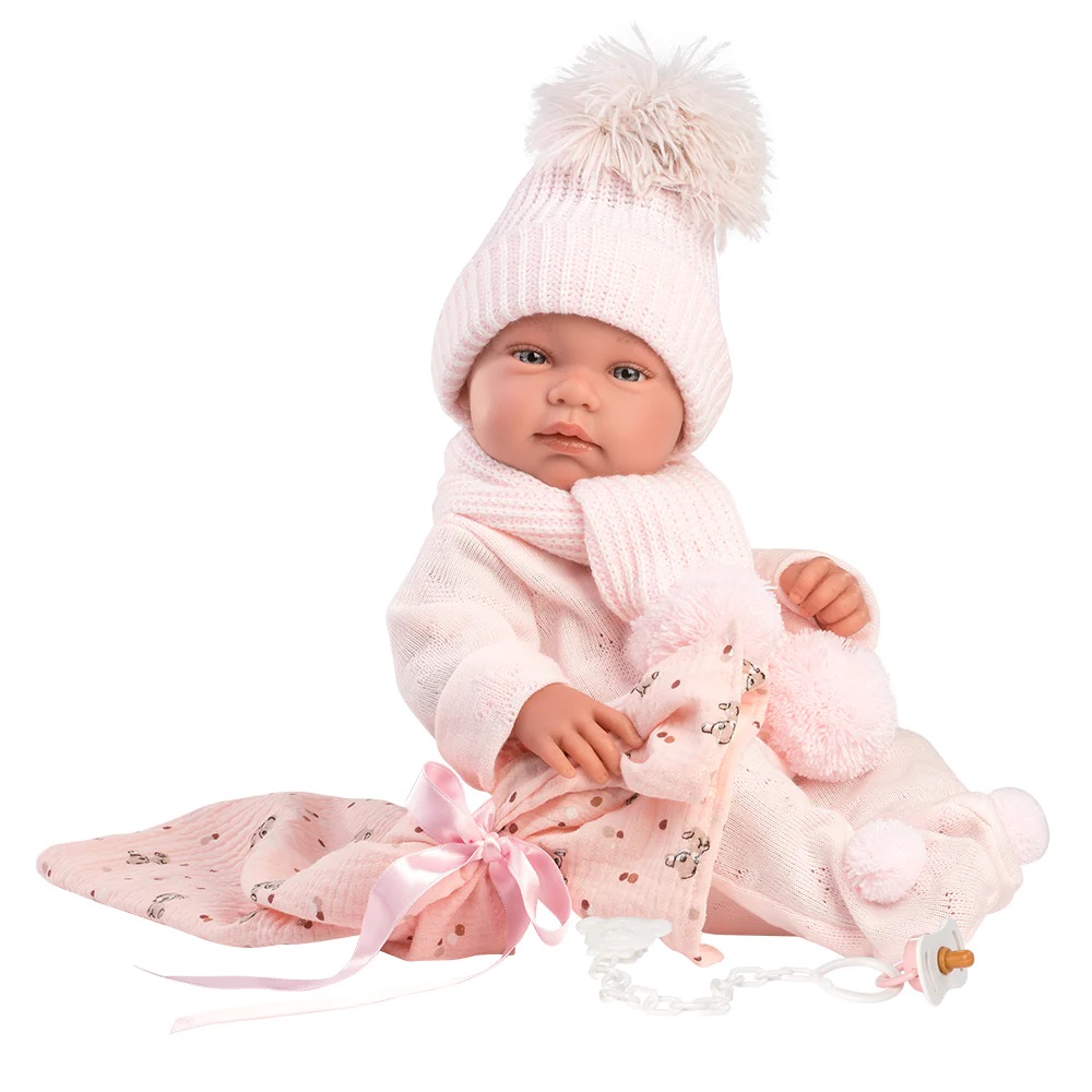 TINA TOQUILLA BAMBI ROSA 43 CM.