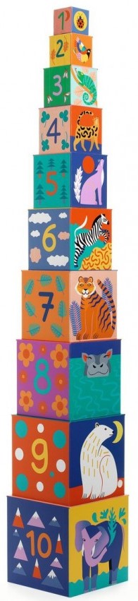 10 CUBOS ANIMALES SALVAJES