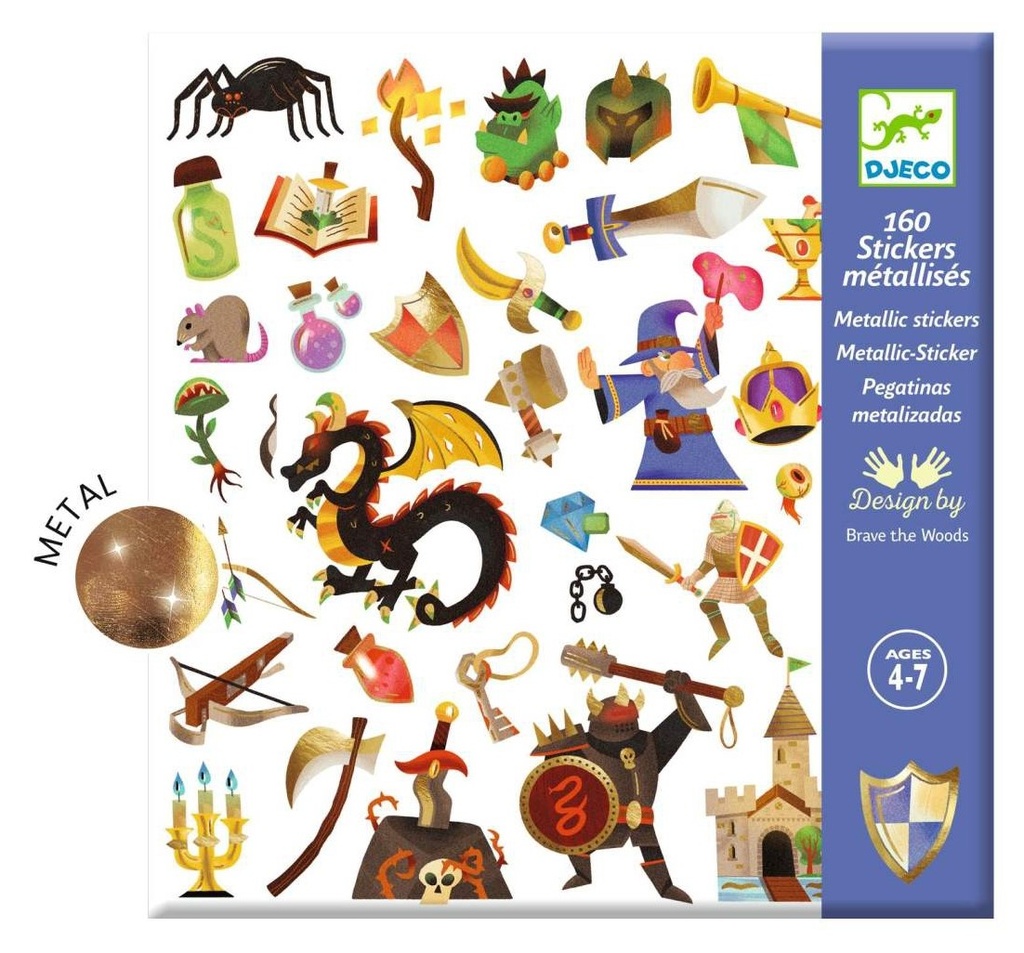 PEGATINAS FANTASIA MEDIEVAL