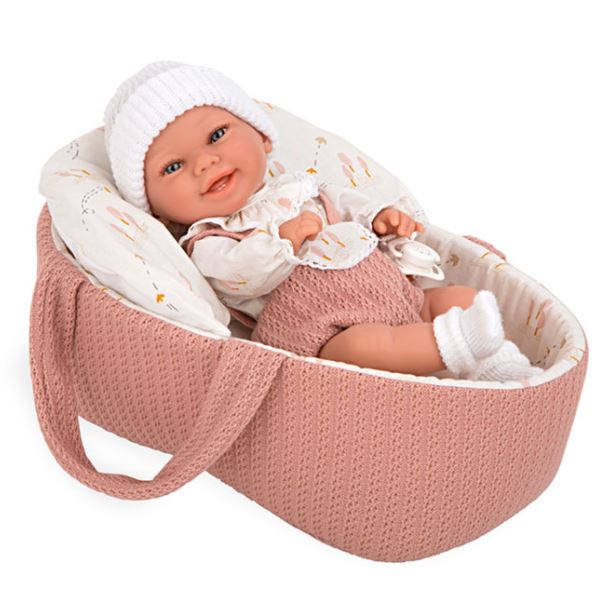BABYTO ROSA C/CAPAZO 33 CM.