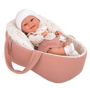 BABYTO ROSA C/CAPAZO 33 CM.