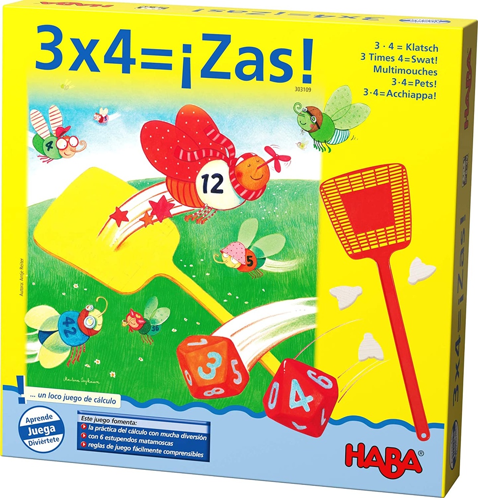 3x4= ¡ZAS!