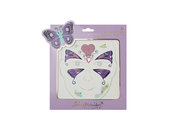 PEGATINAS CARA HADA MARIPOSA