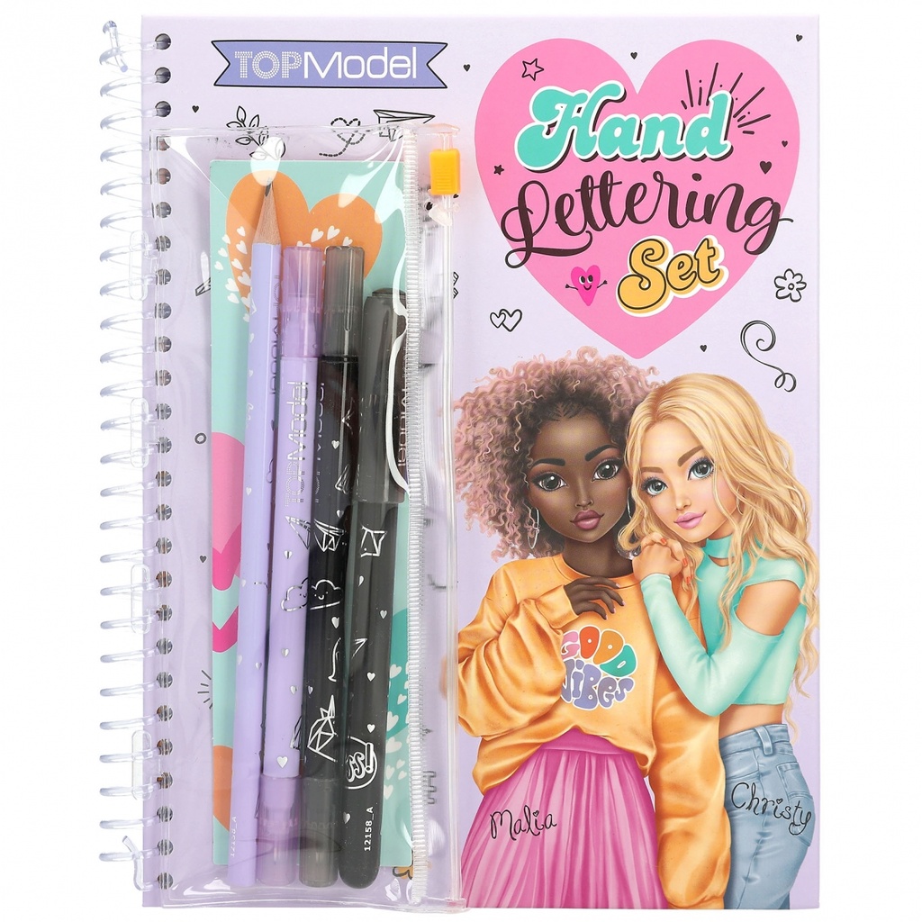 SET HAND LETTERING TOP MODEL