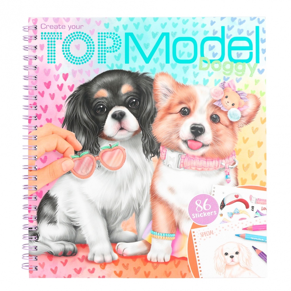 LIBRO COLOREA TU PERRITO TOP MODEL