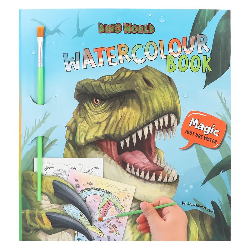 LIBRO ACUARELAS DINO WORLD