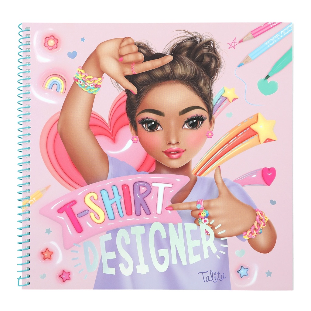 CUADERNO COLOREAR T-SHIRT DESIGNER