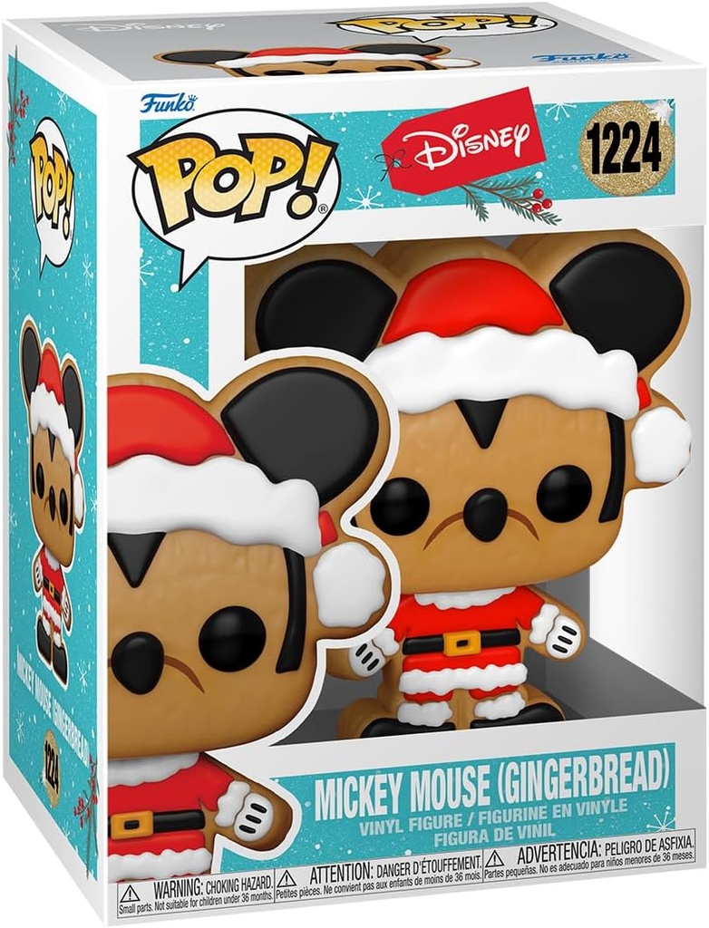 POP SANTA MICKEY(GINGERBREAD)