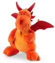 DRAGON NARANJA SENTADO 20 CM.