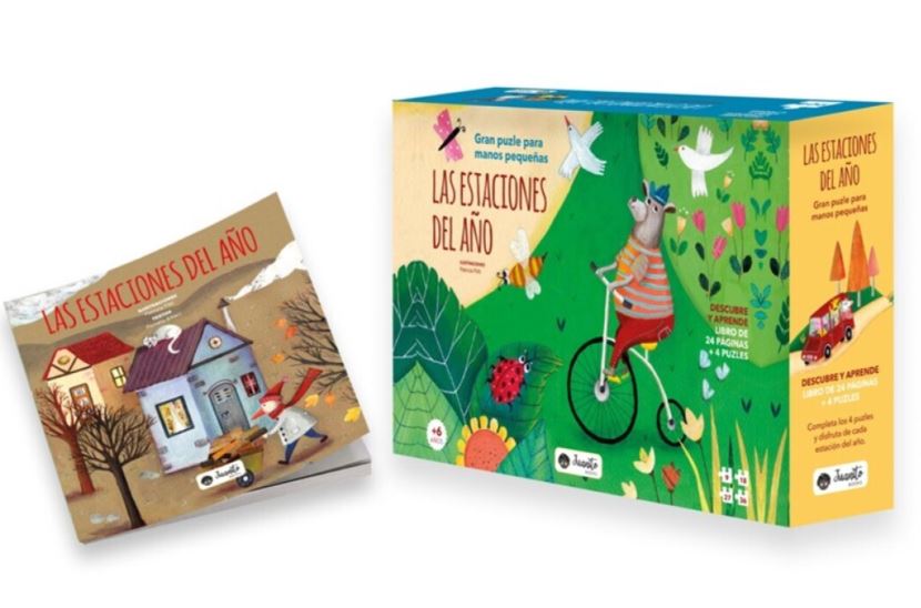 PUZZLE+LIBRO ESTACIONES AÑO