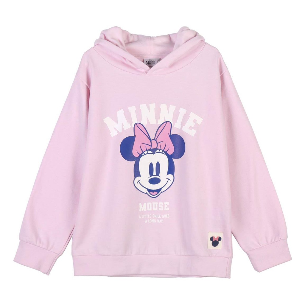 SUDADERA MINNIE ROSA T.12
