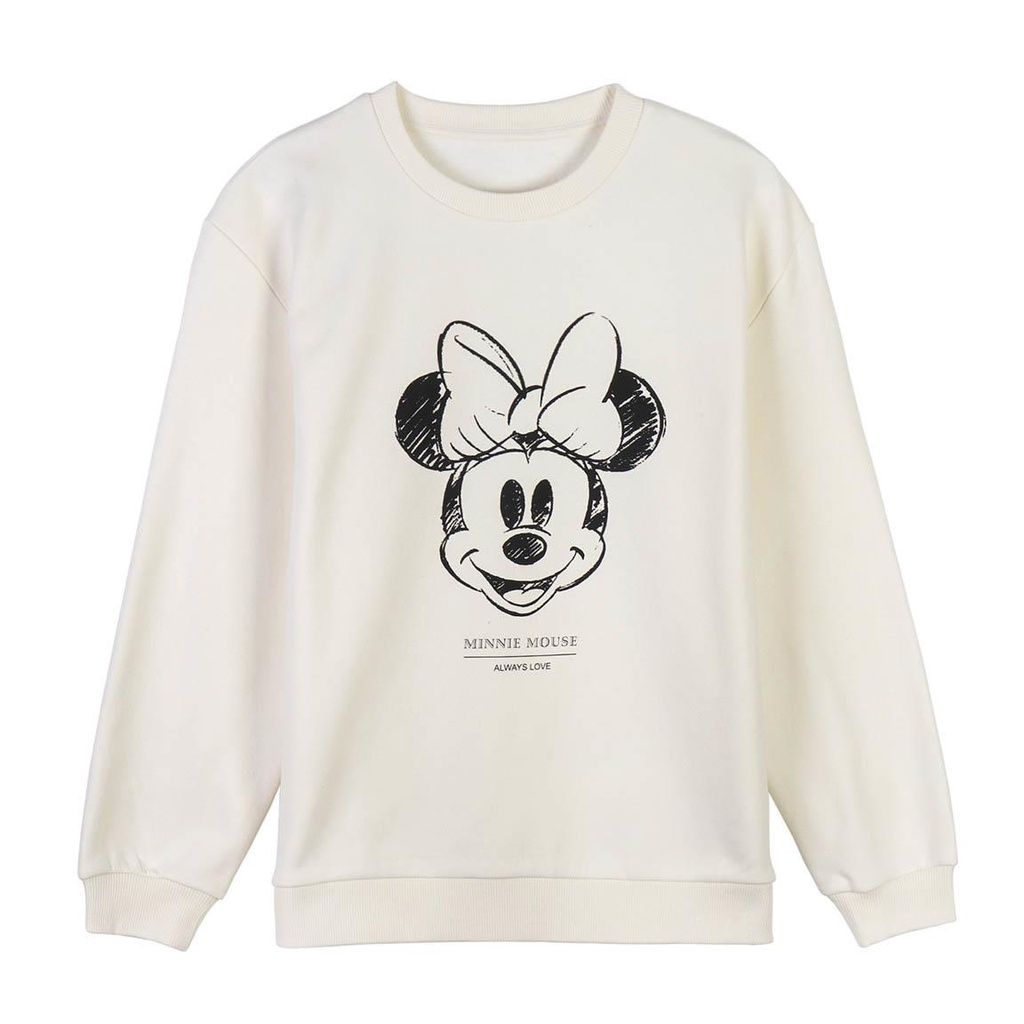 SUDADERA MINNIE BEIGE T.S