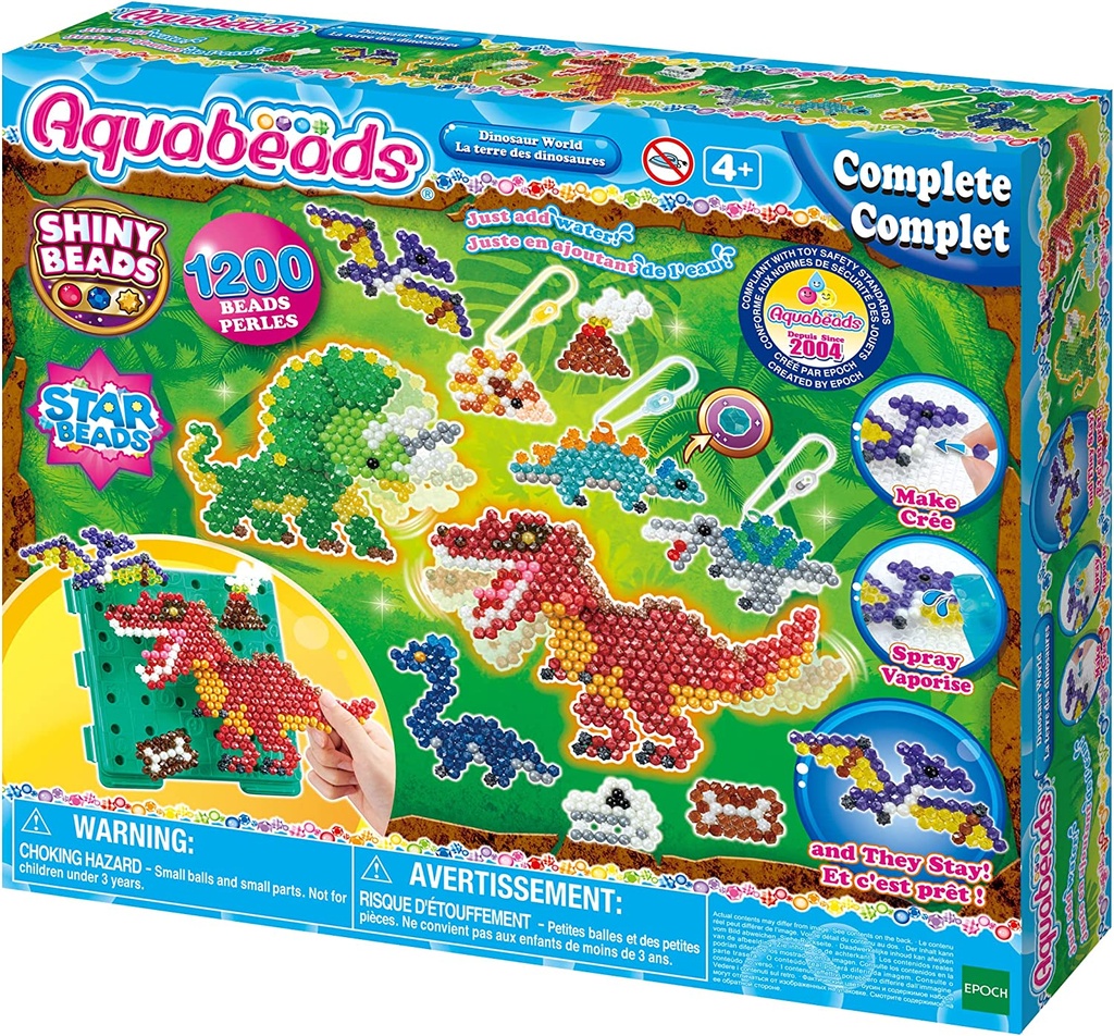 AQUABEADS MUNDO DINOSAURIOS