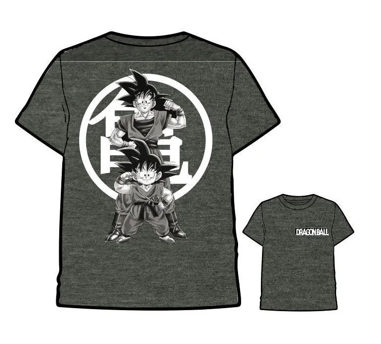 CAMISETA GOKU DOBLE NEGRO T.L