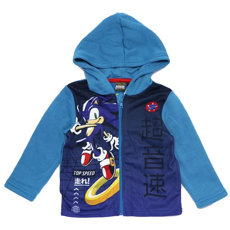 CHAQUETA CHANDAL SONIC T4 AZUL