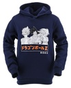 SUDADERA DRAGON BALL NAVY T.8