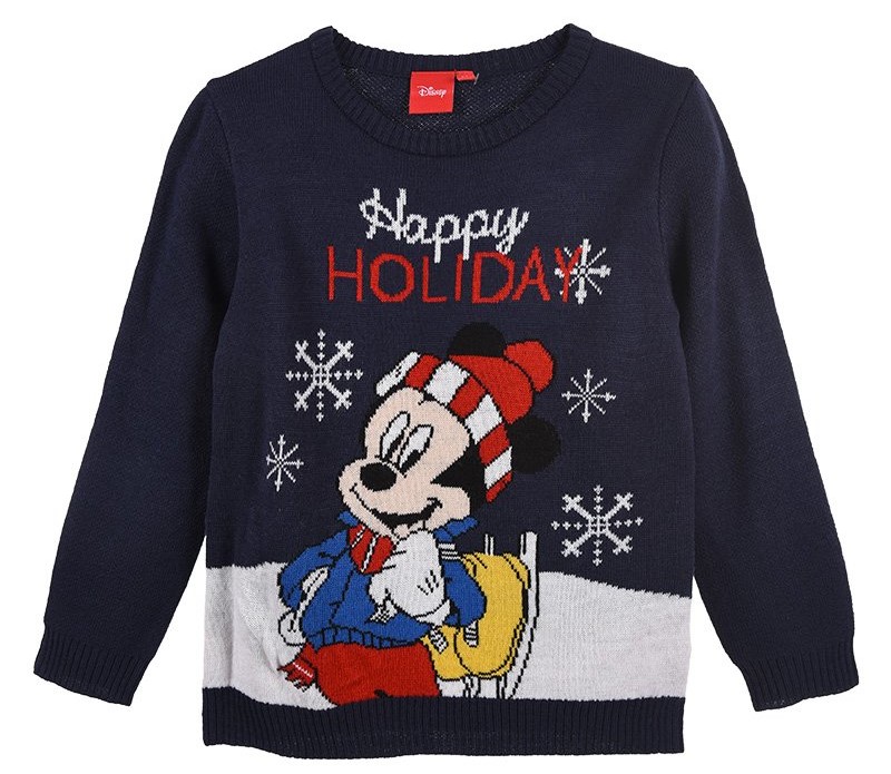 SUDADERA MICKEY NAVY T.6