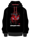 SUDADERA SPIDERMAN NEGRA T.M