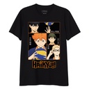 CAMISETA HAIKYU NEGRA T.M