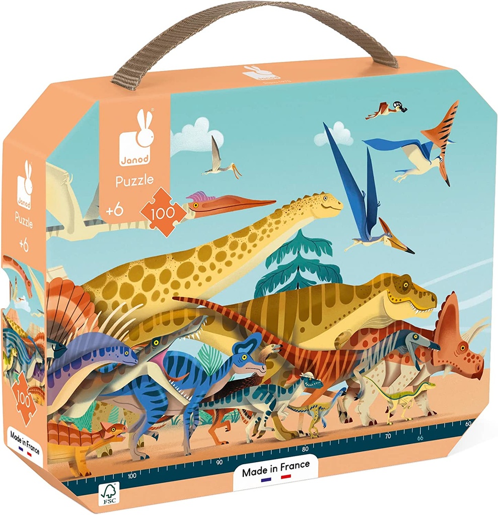 PUZZLE DINOS PANORAMICO
