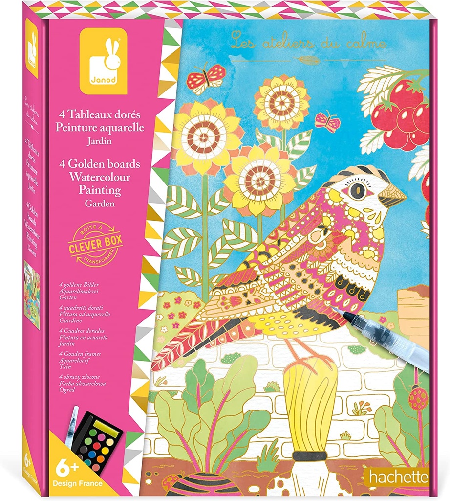 CUADROS DORADOS ACUAR.JARDIN