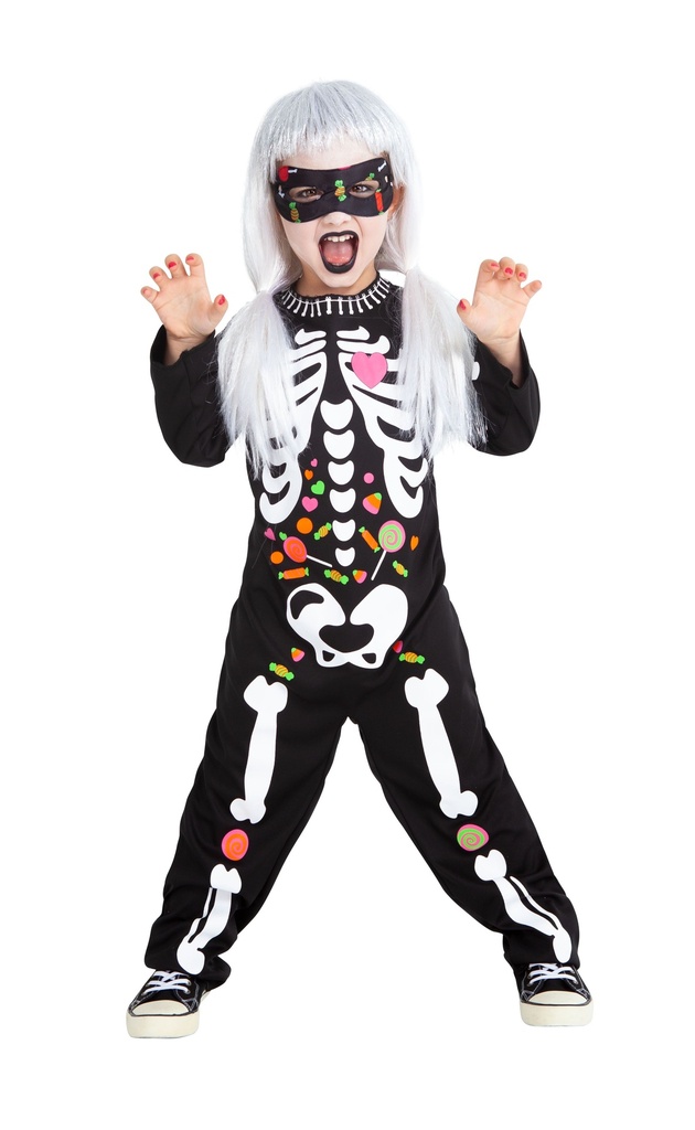 DISFRAZ ESQUELETO CANDY T.M