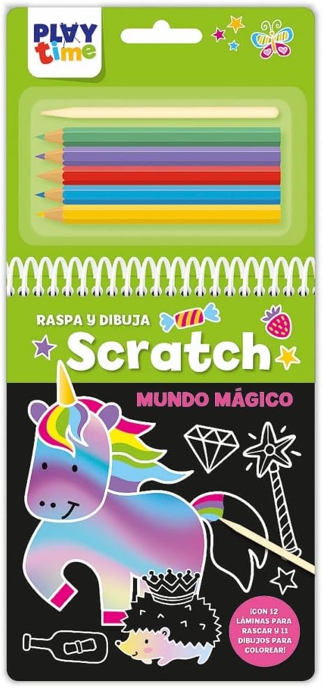 RASPA Y DIBUJA SCRATCH MUNDO M.