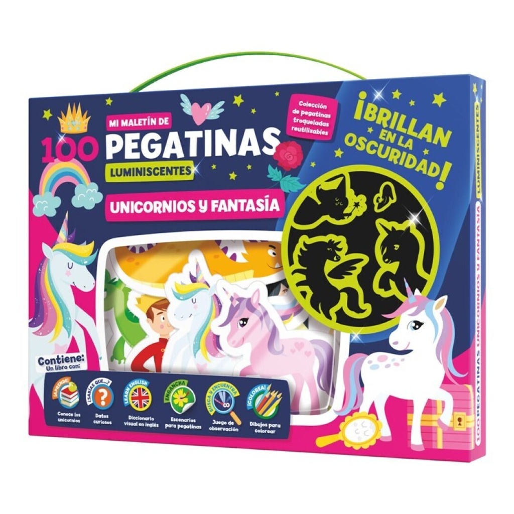 MALETIN 100 PEGATINAS-FANTASIA
