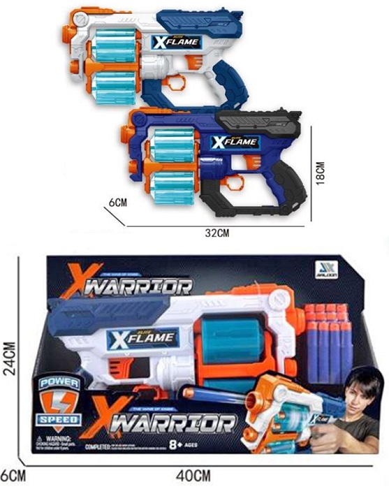 PISTOLA C/DARDOS FOAM