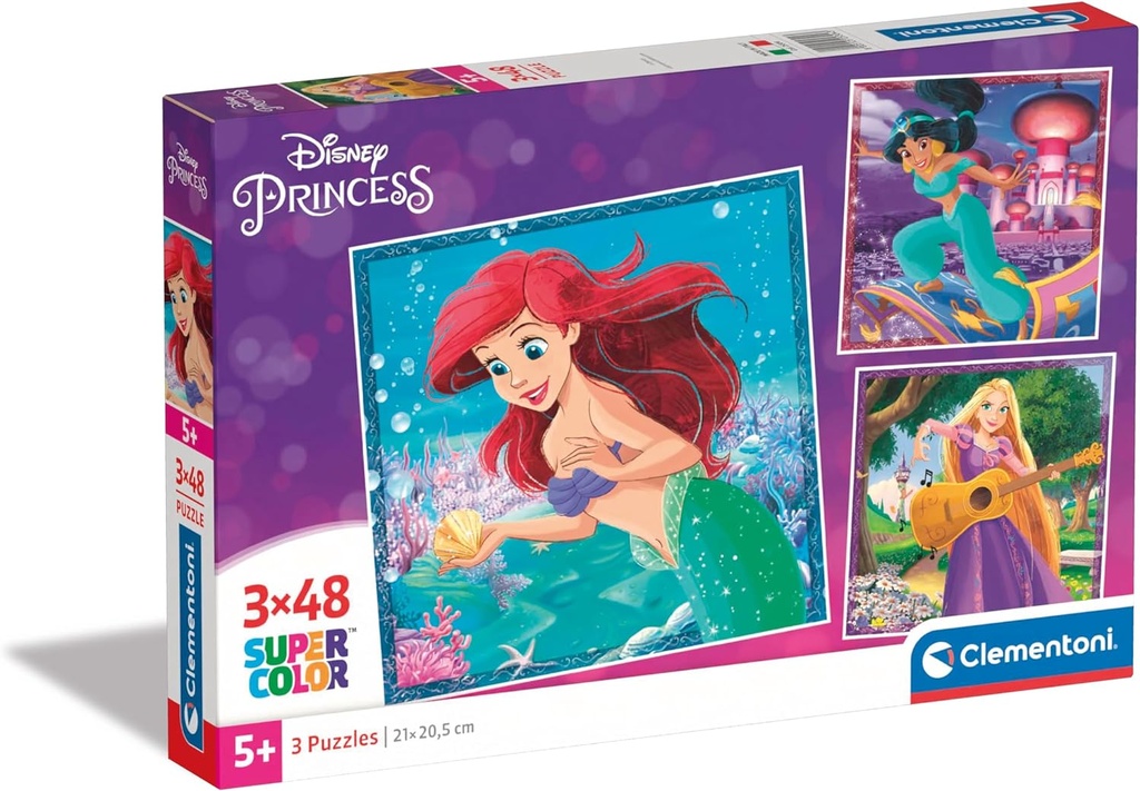 PUZ.3x48 PRINCESAS DISNEY