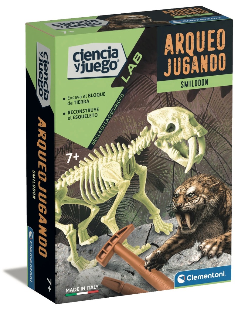 ARQUEOJUGANDO SMILODON FLUOR.