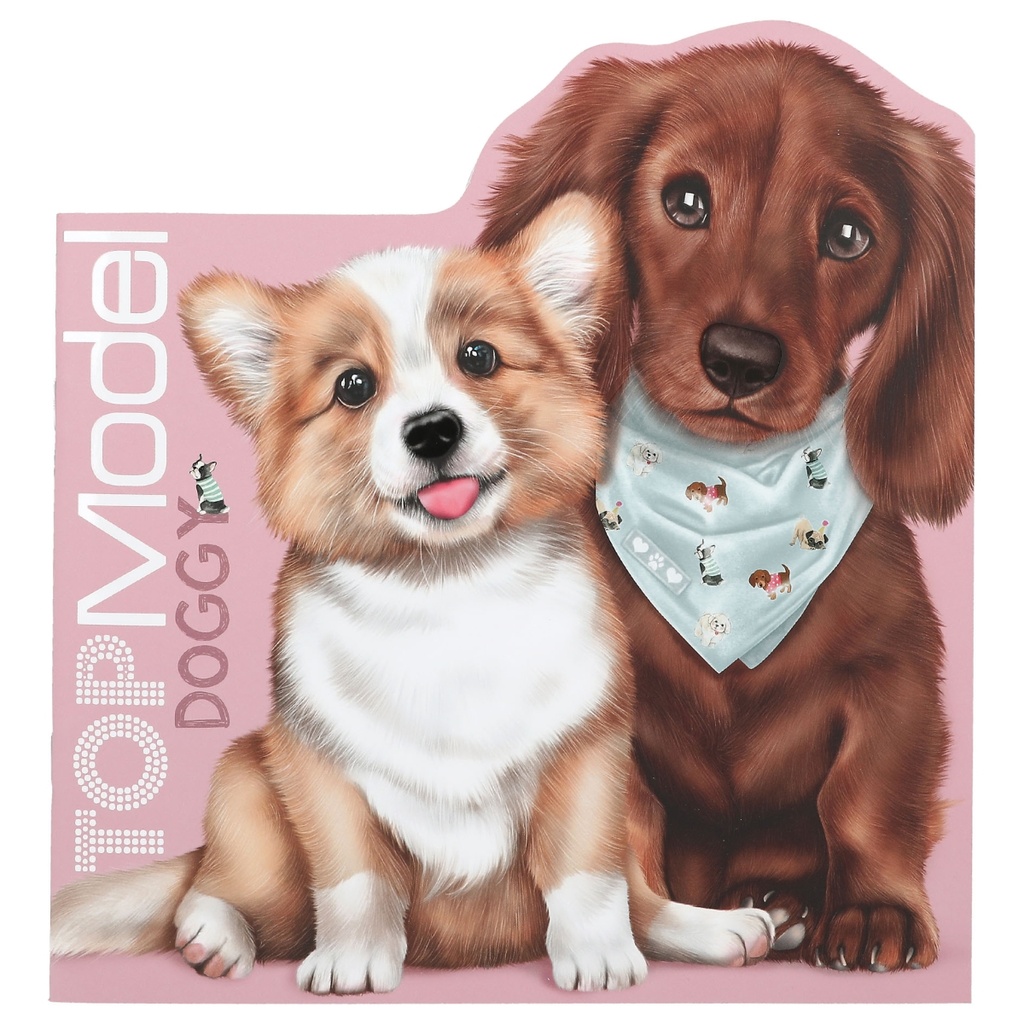 LIBRO PARA COLOREAR DOGGY TOP MODEL