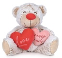 PELUCHE OSITO 37 CM. LOVE 1COL.