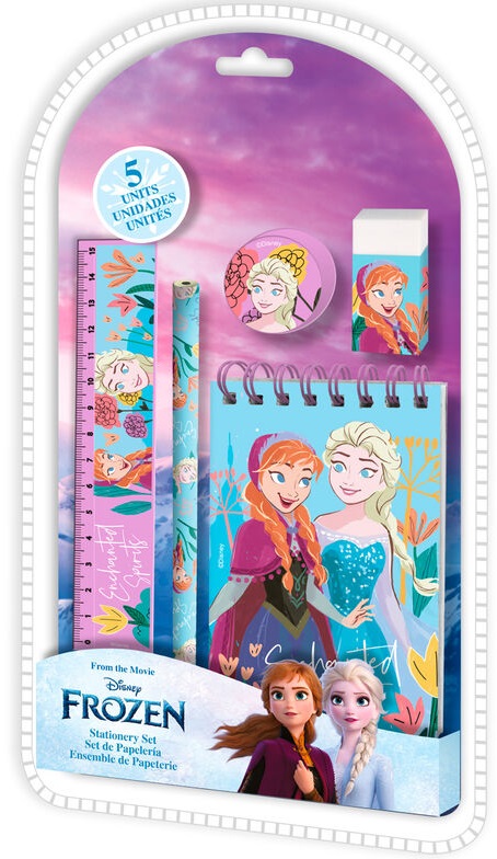 SET PAPELERIA FROZEN 5 P.