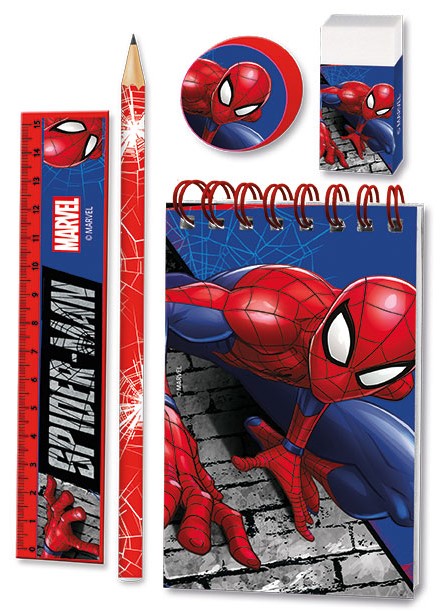 SET PAPELERIA SPIDERMAN 5 P.