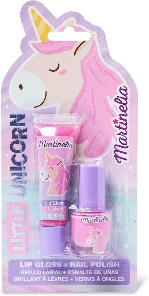 SET UÑAS/LABIOS LITTLE UNICORN