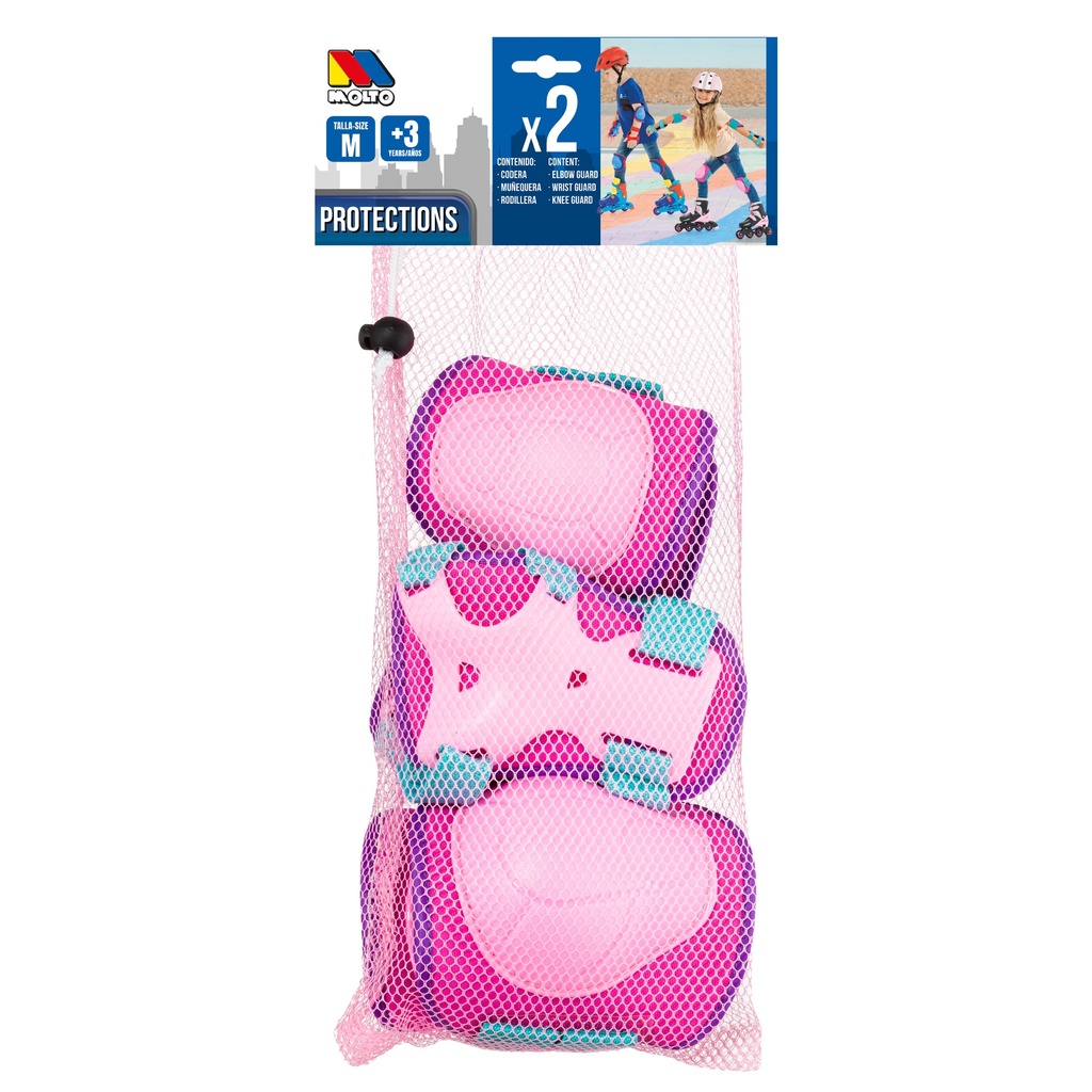 SET PROTECCIONES ROSA