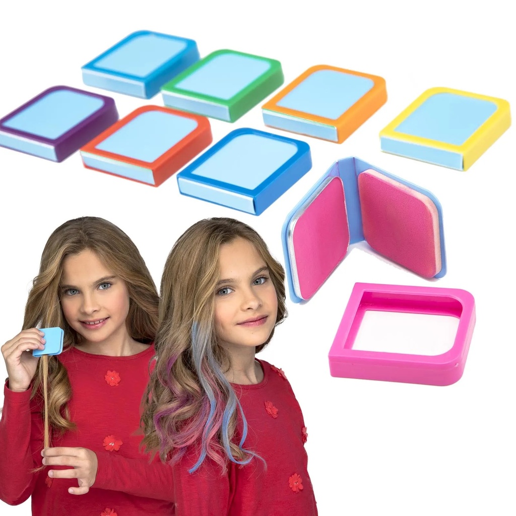 TIZA ROSA PARA EL PELO