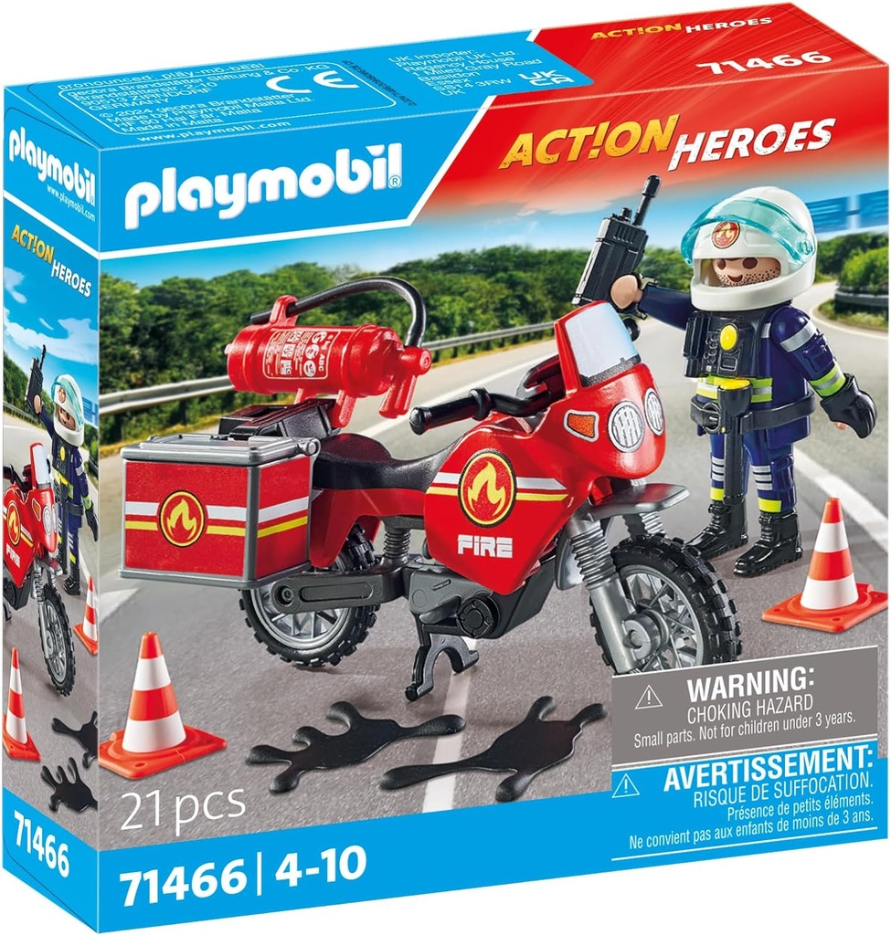 MOTO DE BOMBEROS