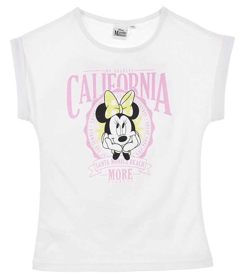 CAMISETA M/C.MINNIE BLANCA T.3