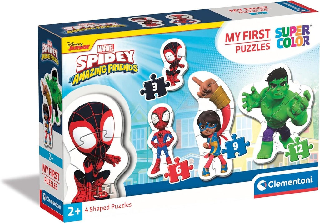 PUZ.3+6+9+12 SPIDEY MARVEL