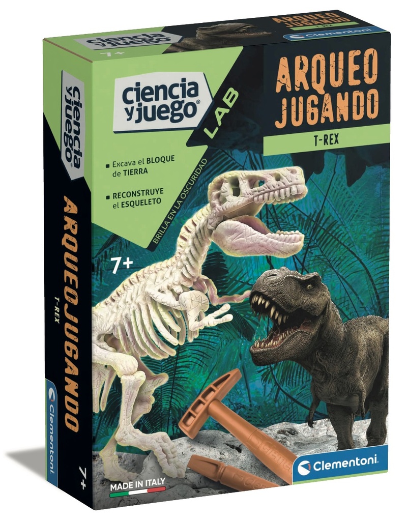 ARQUEOJUGANDO T-REX FLUORESC.