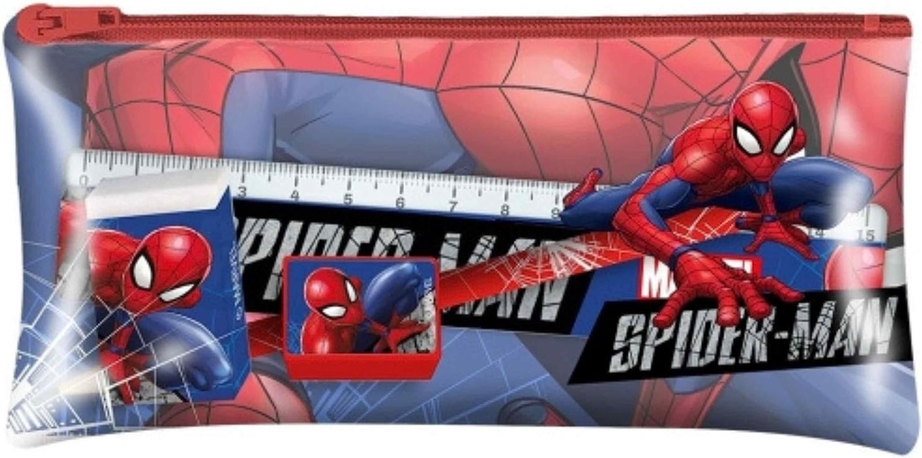 SET PAPELERIA ESTUCHE SPIDERMAN