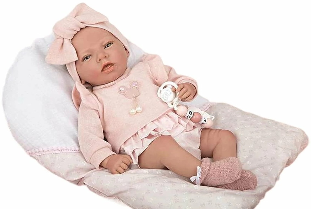 REBORN ALBA ROSA C/COJIN 40 CM.