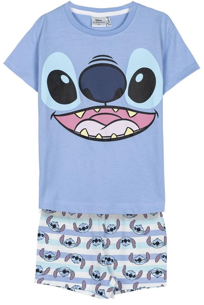 PIJAMA M/C.STITCH AZUL T.5