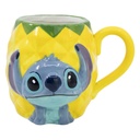 TAZA STITCH 3D PIÑA 420 ML.