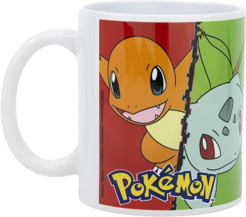 TAZA POKEMON PERSONAJES 325 ML.