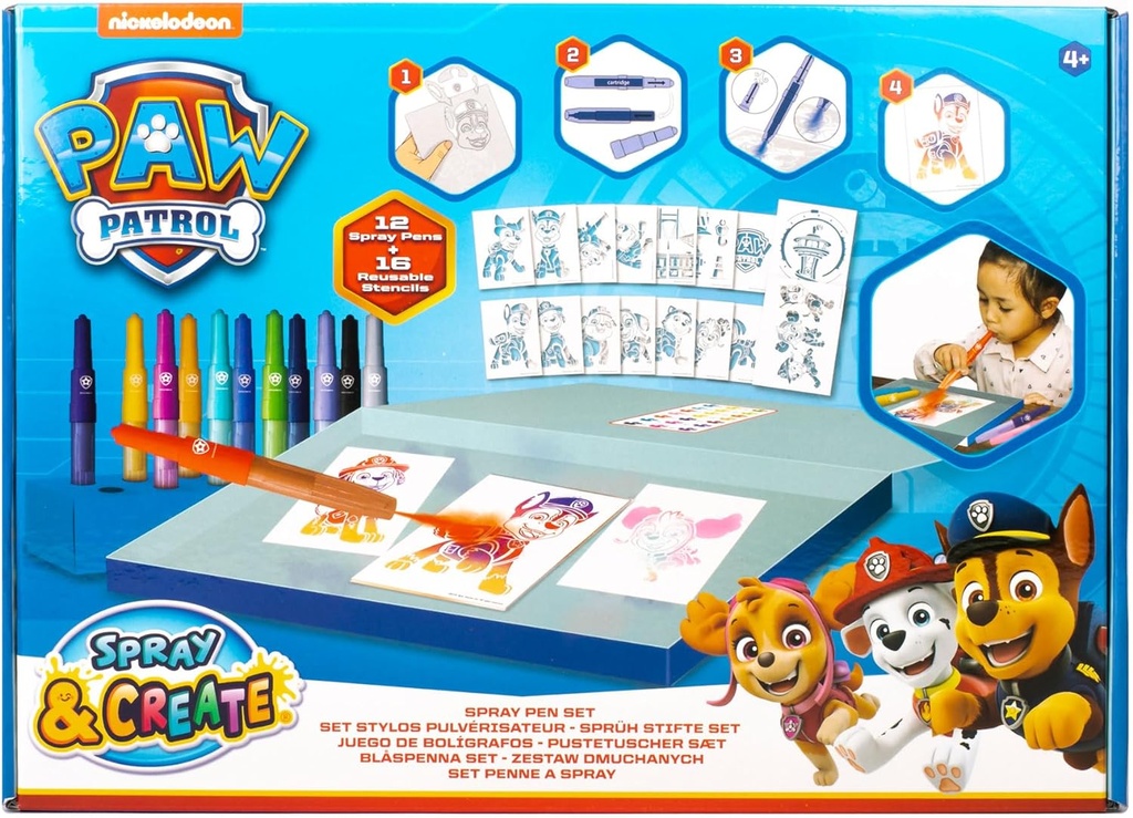 CAJA DIBUJO AEROGRAFOS PAW P.